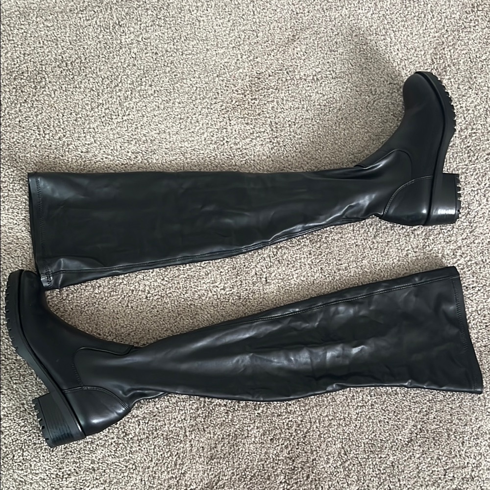 Black Over The Knee Boots